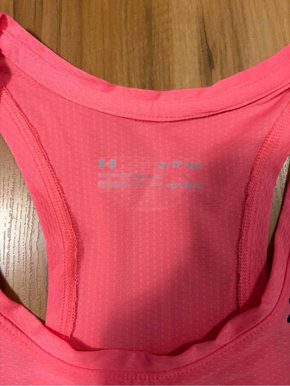 Under Armour Neon Pink Racerback Performance Tank - Picture 2 of 2
